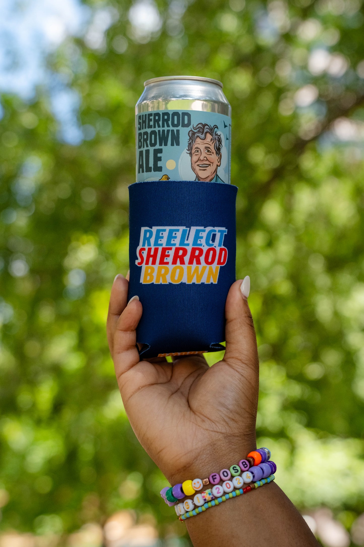 Reelect Sherrod Can Cooler